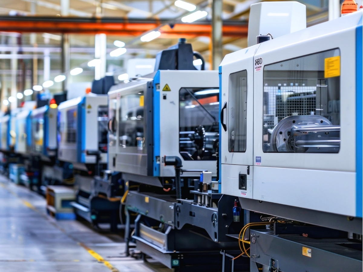 Automatisierte Fertigungslinie im Druckgussprozess